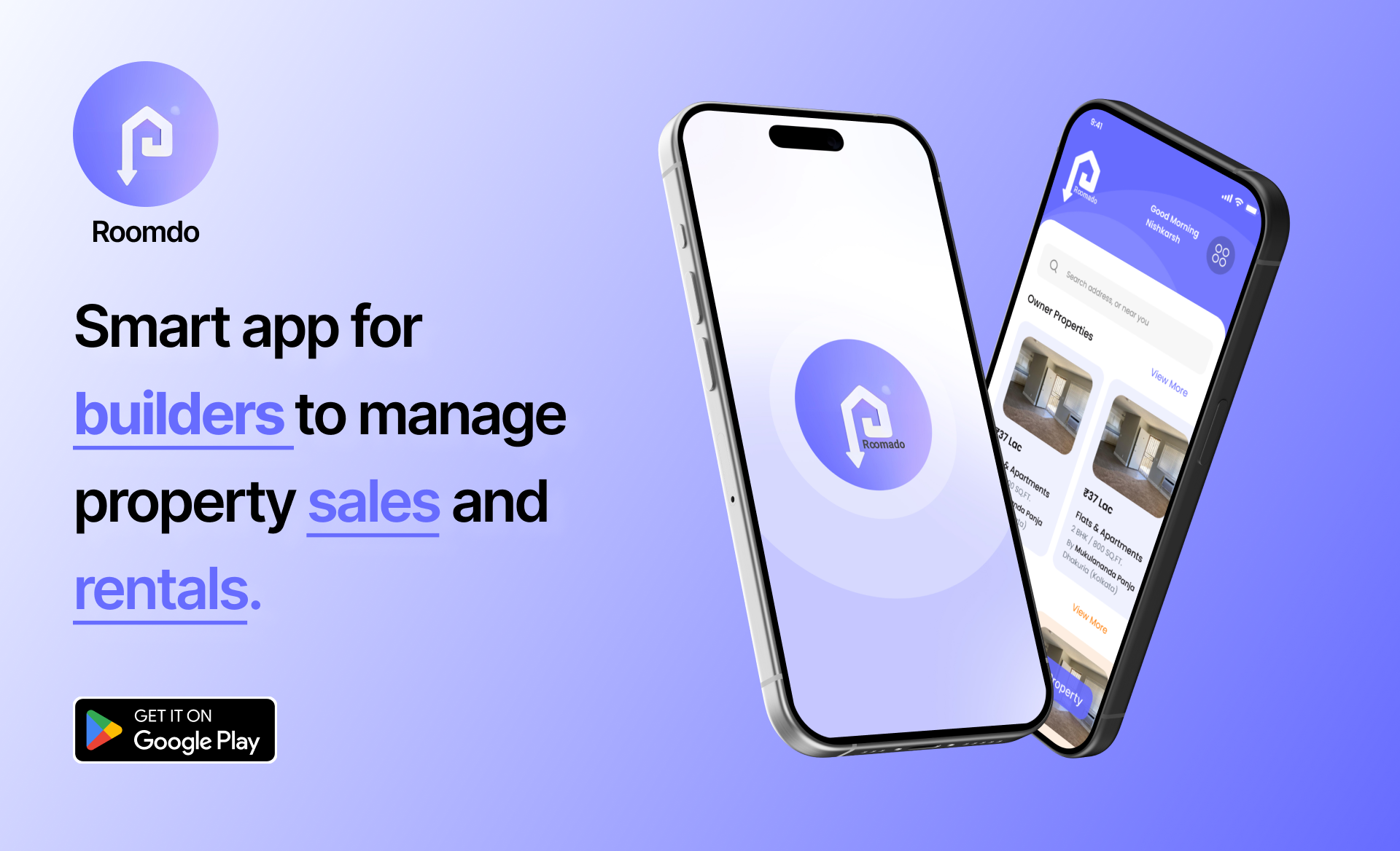 Roomado App Portfolio - Developed by Mechodal